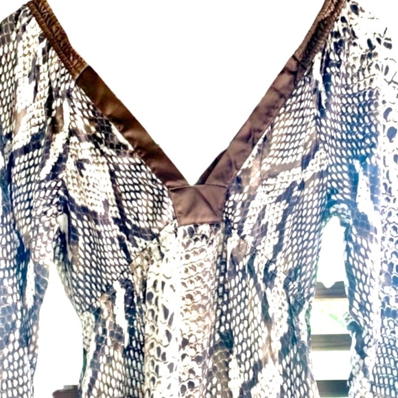 HALE BOB $260 SILK Snake Print $260 Dress - Picture 7 of 9